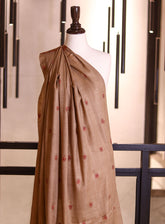 Royal Fashion Embroidered Woolen Shawls - RF25SH I624-XP06 Light Brown